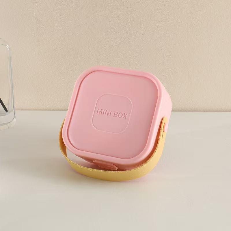 Candy boje kutijica za nakit, prijenosna i elegantna, japanskog stila, za naušnice, prstenje i ogrlice, dimenzije 10×10×5 cm, od plastike