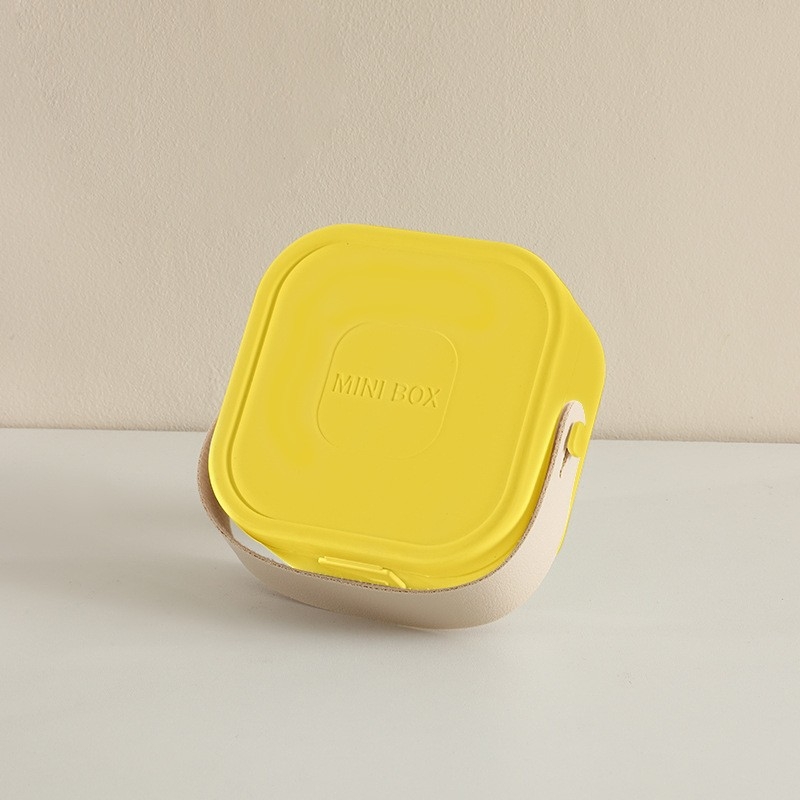 Candy boje kutijica za nakit, prijenosna i elegantna, japanskog stila, za naušnice, prstenje i ogrlice, dimenzije 10×10×5 cm, od plastike
