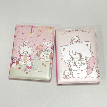 Mikko розова серия A5 дневник с имитационна кожа, печатни страници, пълноцветен дневник и планер