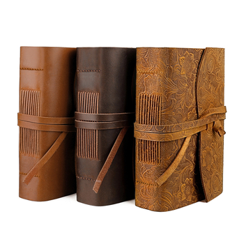Madonno кожен блокнот, 300–400 страници, с подвижни листове, хартия 120 g, ръчно изработен креативен дневник