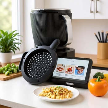 Аксесоари за Thermomix TM7: сито за тесто, кухненски инструменти, капак за смилане на тесто