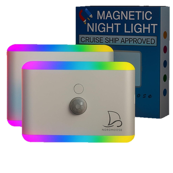 RGB сензорна нощна лампа с детектор на движение, USB захранване, магнитна LED лампа