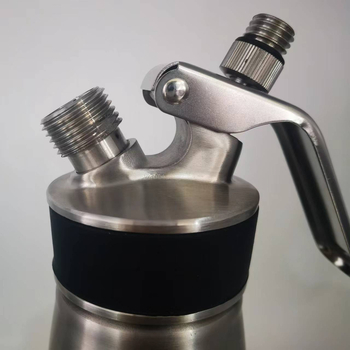 500 ml помпа за сметана от неръждаема стомана 304 – уред за разбиване и аериране на крем
