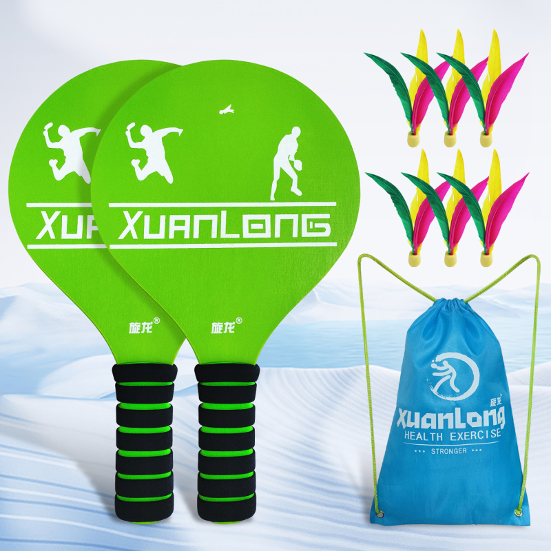 Swirling Dragon felnőtt három tollas bádminton ütő, vastagított kivitel