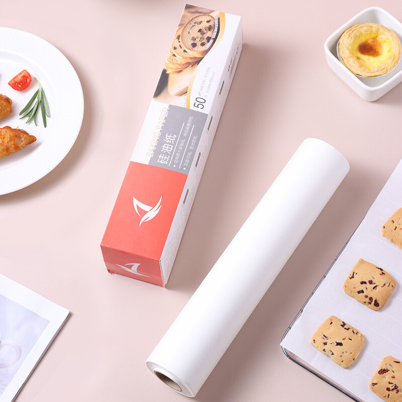 Двустранна силиконова хартия за печене, абсорбира мазнини, за барбекю и готвене в кухнята, тава за печене и фритюрник