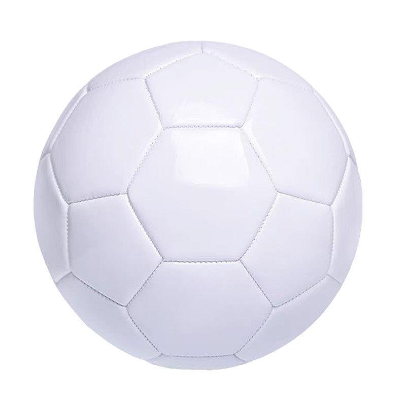 PVC nogometna lopta s DIY graffiti dizajnom na potpuno bijeloj površini, dizajn s potpisom, veličine 3, 4 i 5, šivana strojem