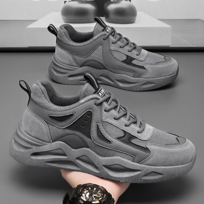 Muške mrežaste sportske tenisice, trend 2025, dad sneakers s debelom potplatom, prozračne i udobne za proljeće