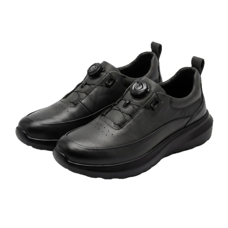Muške kožne cipele s kopčom, retro casual stil, prozračna mekana potplata, vrhunska teleća koža, za proljeće i jesen.
