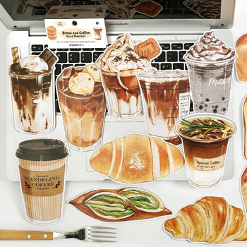 Infeel.Me нестандартна пощенска картичка, серия Bread Coffee Good Weather, американски следобеден чай, карта за бележки