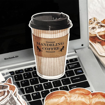 Infeel.Me нестандартна пощенска картичка, серия Bread Coffee Good Weather, американски следобеден чай, карта за бележки