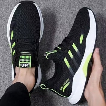 Muške tenisice s debelim potplatom, slip-on, za proljeće-ljeto-jesen; prozračne, lagane, protuklizne, otporne na habanje