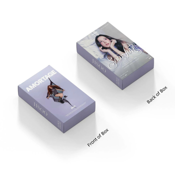 55 броя лазерни фотокарти Jisoo – Solo Amortage, Lomo стил арт пощенски картички