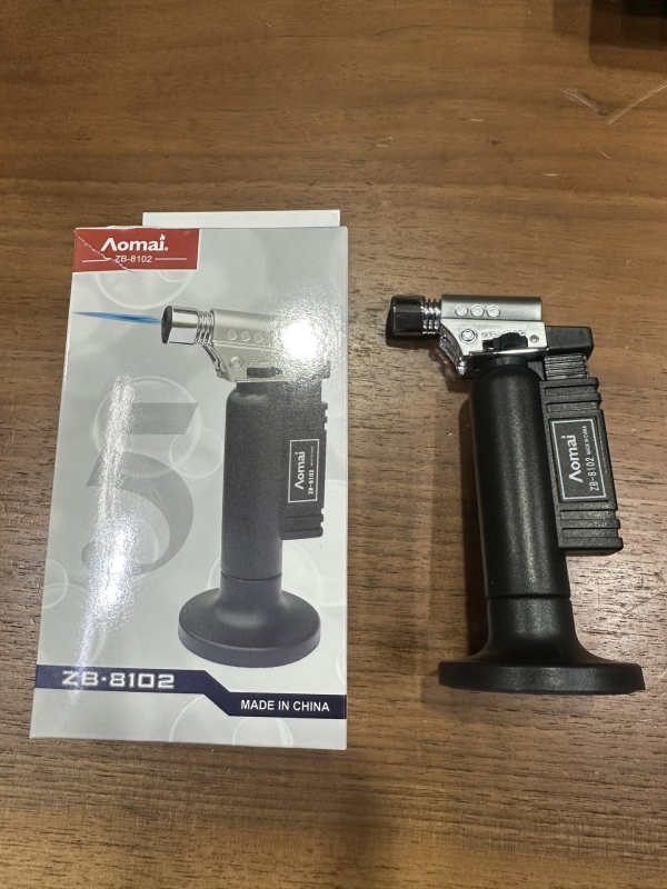 Aomai AM8102 мощна пламъкова горелка-запалка за външно барбекю, печене и запалване на пури