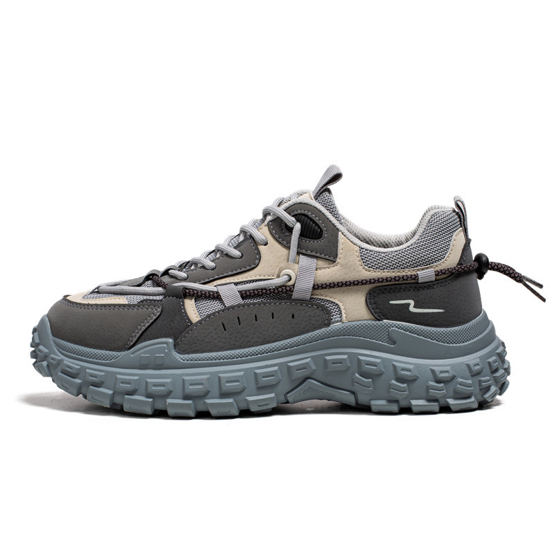 Muške tenisice u stilu dad shoes s prozračnim gornjim dijelom od mreže, otporne na habanje i s debelim potplatom za svakodnevnu upotrebu.