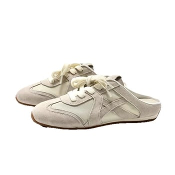 Ženske Baotou slip-on papuče bez pete – ljeto 2025, ravne papuče