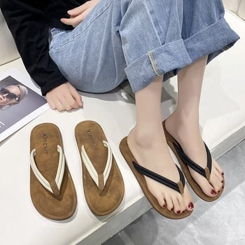 Ženske japanke - ljeto 2025, korejski stil, minimalističke, protuklizne, za plažu