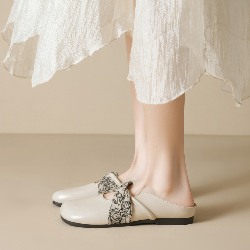 Weiwei Girl 993-7 Ženske cipele s kvadratnim vrhom, Slip-On, mekan potplat, zatvoren vrh, ljetna obuća