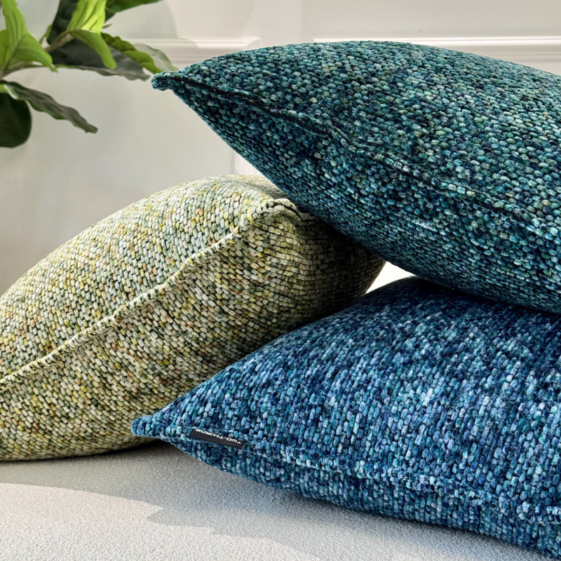 Monet иридесцентен Chenille френски стил калъф за възглавница за диван