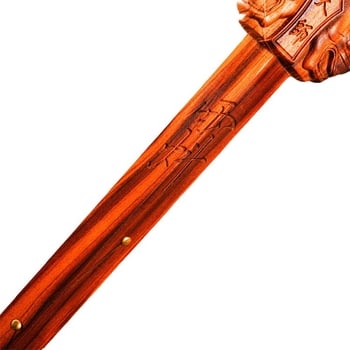 Thunderwood Taoist Sword – Peachwood and Jujube Wood, Big Dipper Stars, Tianshi Sword, Five Thunder Sword