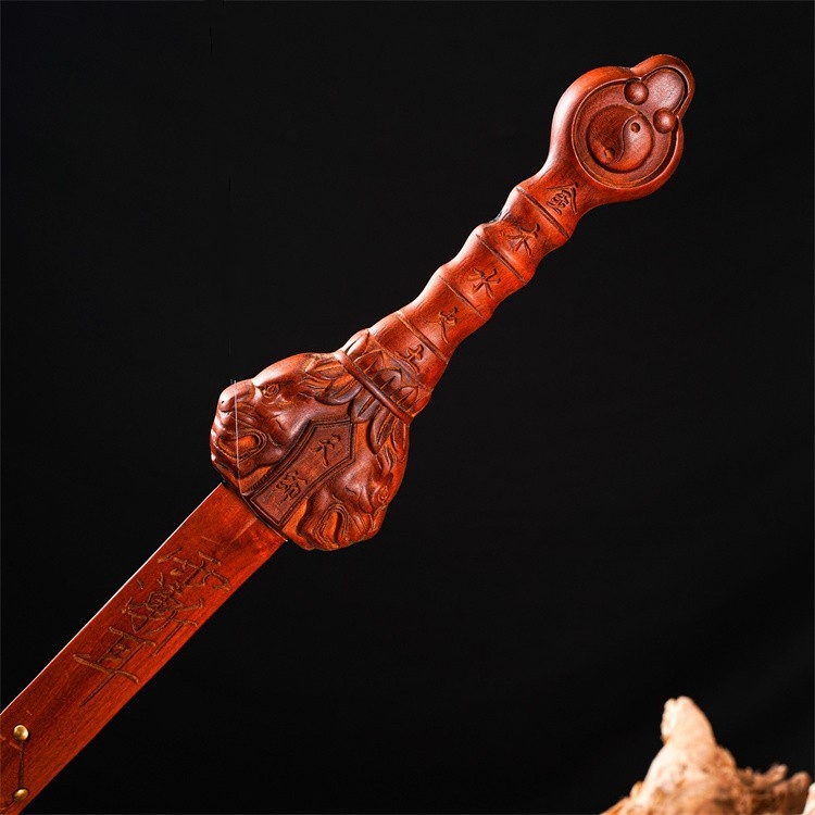 Thunderwood Taoist Sword – Peachwood and Jujube Wood, Big Dipper Stars, Tianshi Sword, Five Thunder Sword