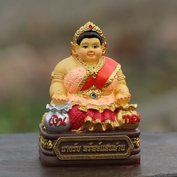Tajlandski Buddha amulet, tip štovanja, talisman bogatstva, Nan Guagua, mala debela djevojka