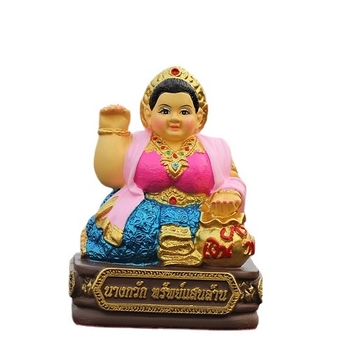 Tajlandski Buddha amulet, tip štovanja, talisman bogatstva, Nan Guagua, mala debela djevojka