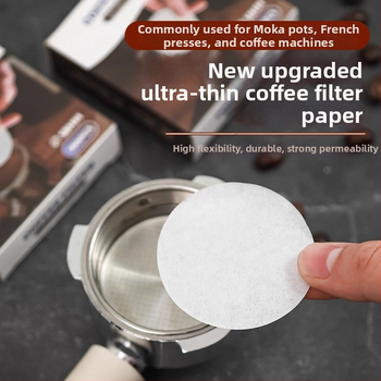 Okrúhly kávový filtračný papier pre moka kávovar – sekundárny filter, 58 mm univerzálny