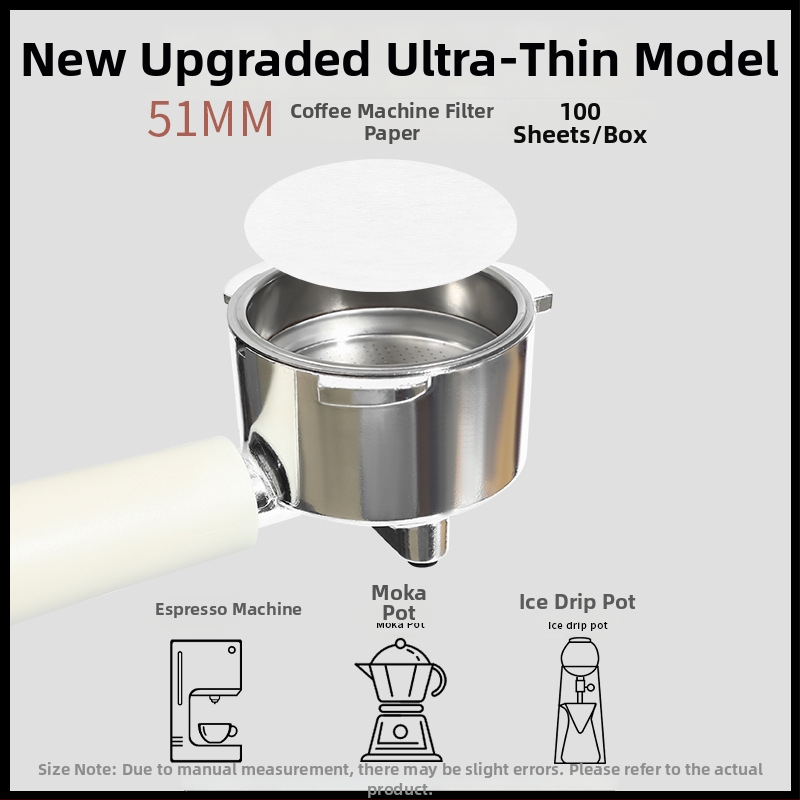Okrúhly kávový filtračný papier pre moka kávovar – sekundárny filter, 58 mm univerzálny
