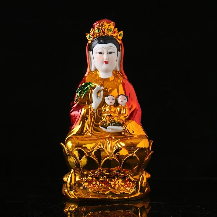 Статуя Guanyin Bodhisattva, керамична, ръчна изработка, за домашна употреба, декор за дневна стая