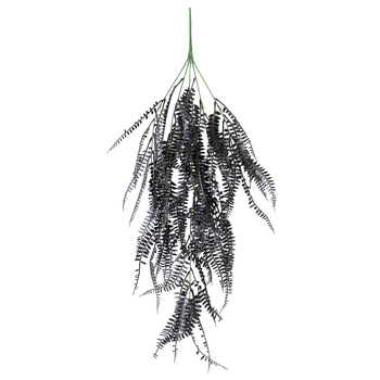 Изкуствено стенно висящо растение: Boston fern и увивна лоза, зелени листа