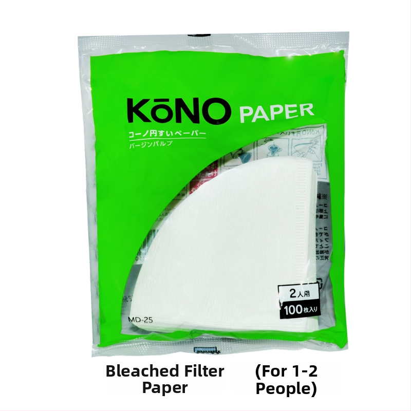 Kono V60 ručne vyrobený filter papier na kávu, konický tvar z drevenej celulózy, 40 alebo 100 listov