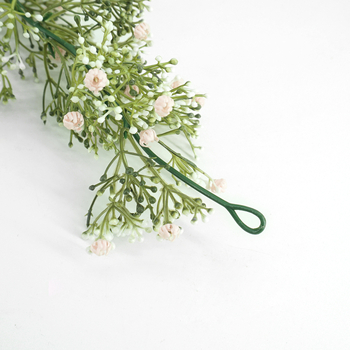 Изкуствен букет Baby's Breath и зелени лози за интериорна декорация на дневната, височина 100–200 cm