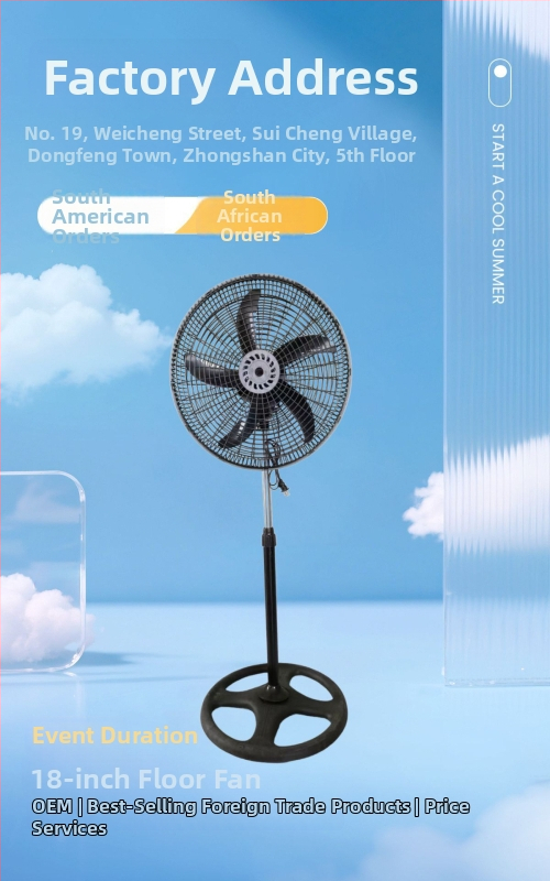 Fabricky prispôsobený 18-palcový ventilátor One-in-One