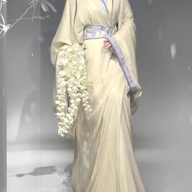 Hanfu haljina s ravnim rubom, stil obnove grobnice Mashan Chu, za svakodnevnu nosnju i scenske nastupe