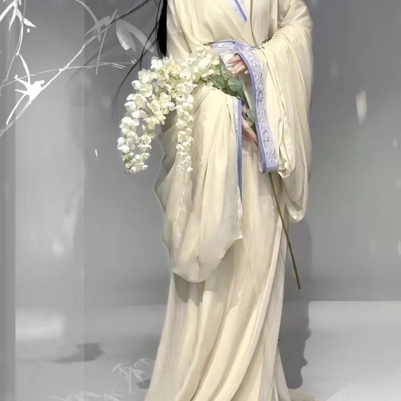 Hanfu haljina s ravnim rubom, stil obnove grobnice Mashan Chu, za svakodnevnu nosnju i scenske nastupe