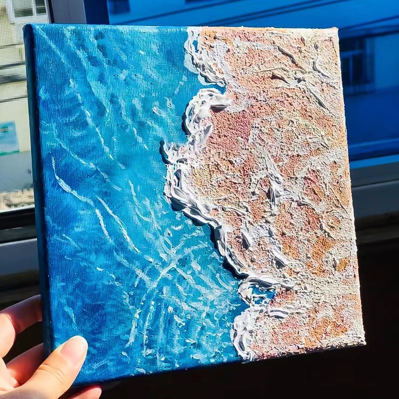 Akrilni pigment s kvarcnim pijeskom za teksturu – fini pijesak za trodimenzionalnu teksturu slikanja