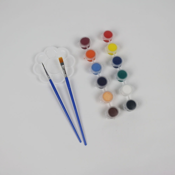 Set akrilnih boja, 2 ml cijevi, 12 boja, za djecu – DIY crtanje i slikanje