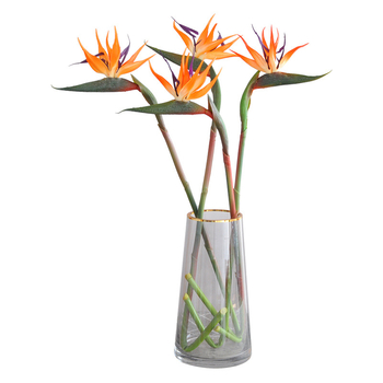 Изкуствени цветя Bird of Paradise за домашна украса, саксийни растения, сватбени букети, клончета Strelitzia