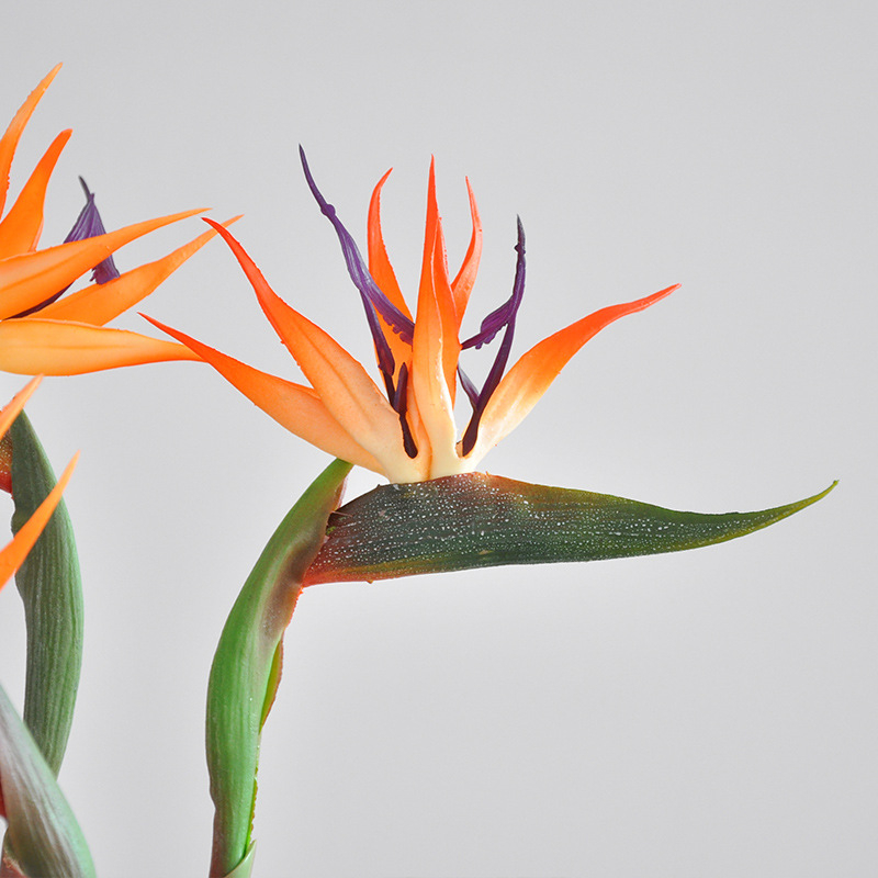 Изкуствени цветя Bird of Paradise за домашна украса, саксийни растения, сватбени букети, клончета Strelitzia