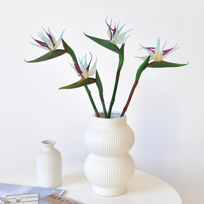 Изкуствени цветя Bird of Paradise за домашна украса, саксийни растения, сватбени букети, клончета Strelitzia