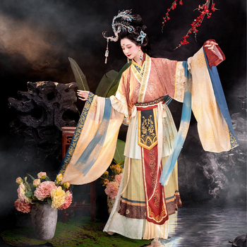 Luoshenxi hanfu – jesenska kolekcija, obnova nacionalnog stila, ženski tradicionalni hanfu komad odjeće