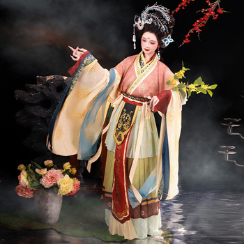 Luoshenxi hanfu – jesenska kolekcija, obnova nacionalnog stila, ženski tradicionalni hanfu komad odjeće