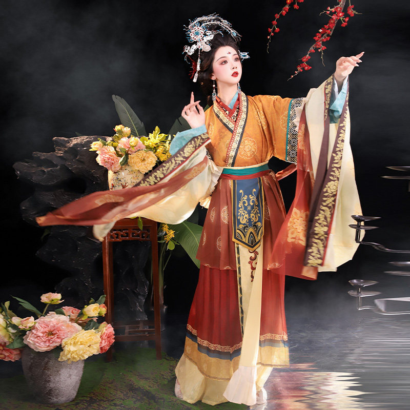 Luoshenxi hanfu – jesenska kolekcija, obnova nacionalnog stila, ženski tradicionalni hanfu komad odjeće