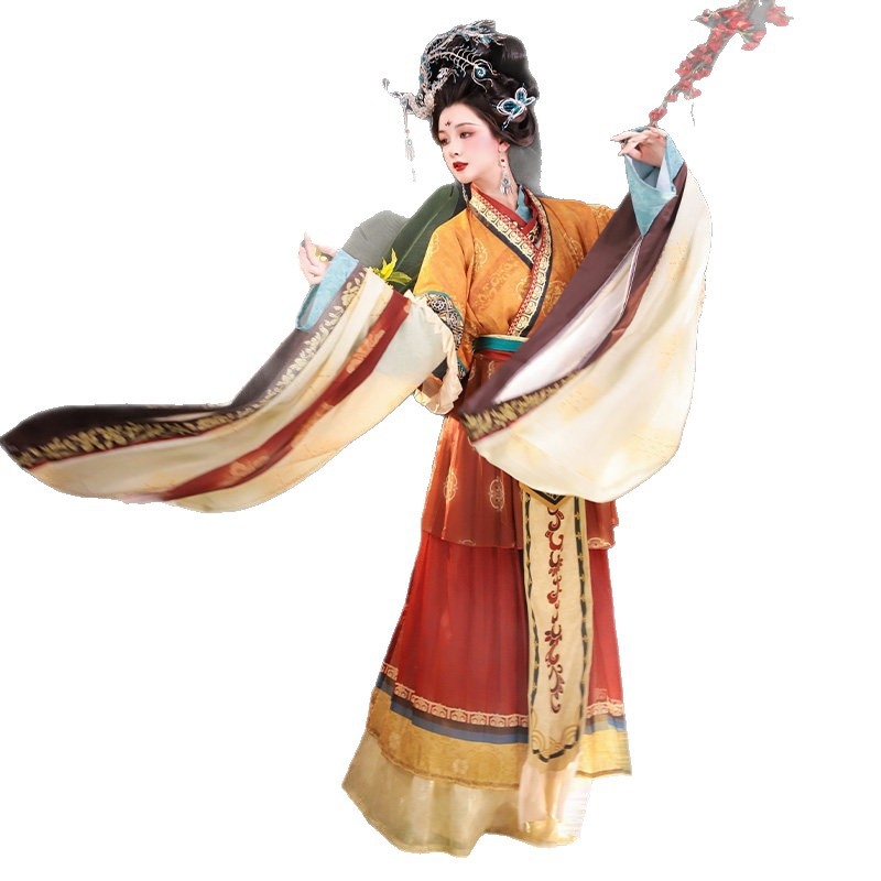 Luoshenxi hanfu – jesenska kolekcija, obnova nacionalnog stila, ženski tradicionalni hanfu komad odjeće