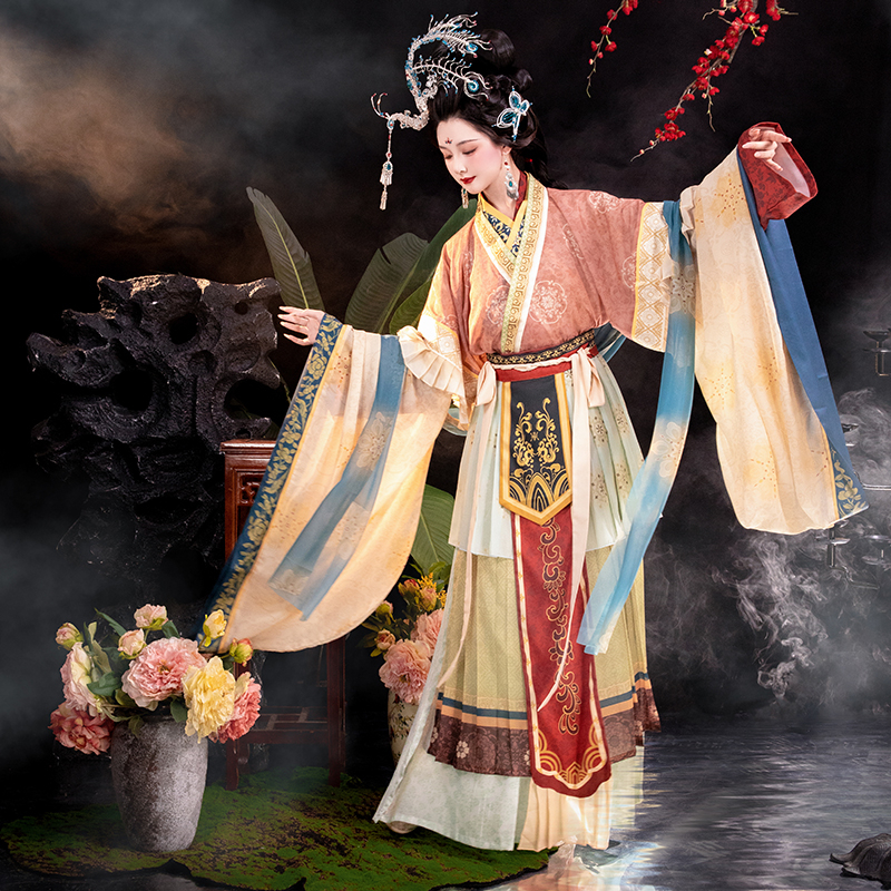 Luoshenxi hanfu – jesenska kolekcija, obnova nacionalnog stila, ženski tradicionalni hanfu komad odjeće