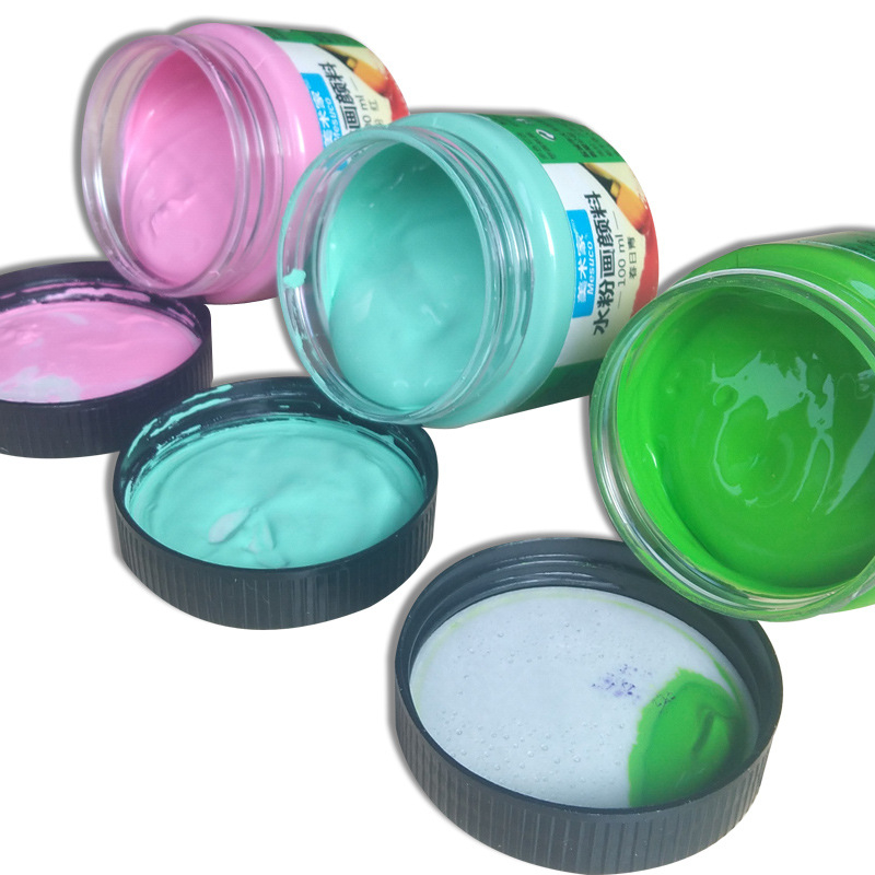 Set gouache boja 100 ml za studente umjetnosti i djecu, 12 boja u kutiji za crtanje i slikanje