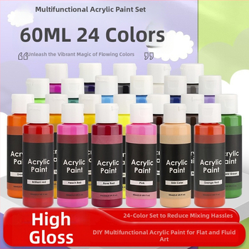 Set akrilnih boja, 24 boje, 60 ml