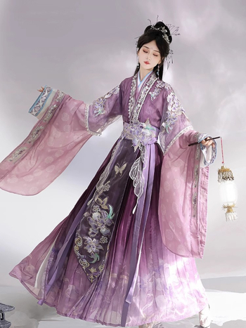 Ženski Hanfu s izšivanjem u Wei Jin stilu, restaurirani Hanfu s Tang stilom, proljeće-ljeto komplet