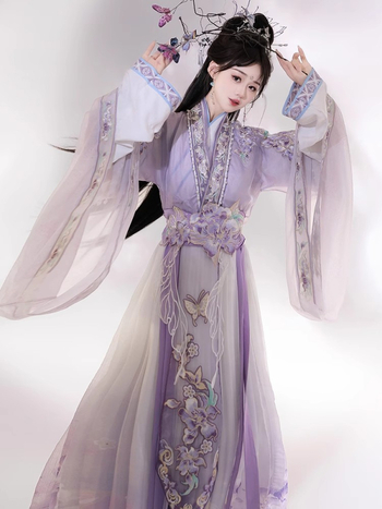 Ženski Hanfu s izšivanjem u Wei Jin stilu, restaurirani Hanfu s Tang stilom, proljeće-ljeto komplet