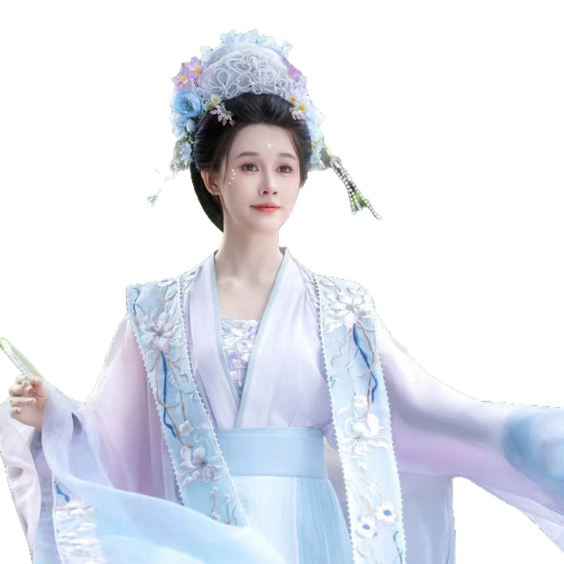 Hanfu u stilu Song dinastije za žene – top s širokim rukavima i suknja do struka, kineski drevni kostim za svakodnevnu proljetnu nošnju